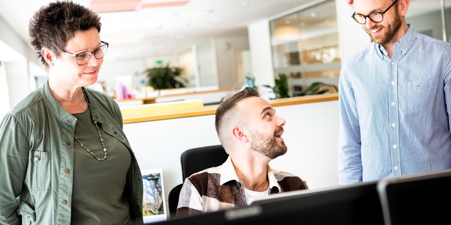 Ecophon co-workers in the office