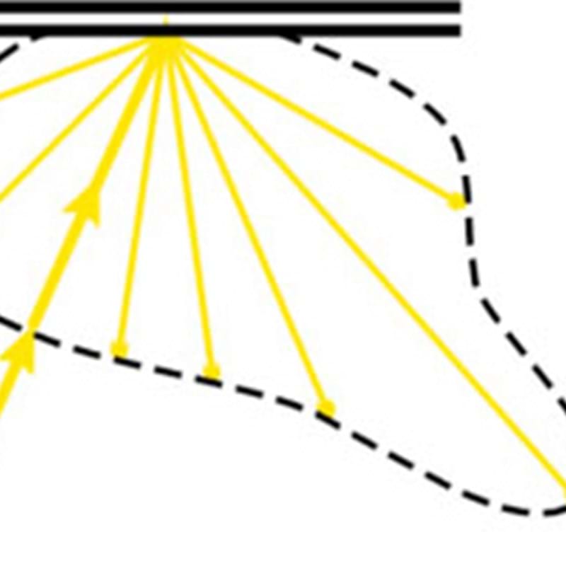 Surface with medium light diffusion