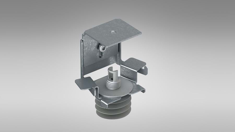 Connect Absorber Anchor with bracket
