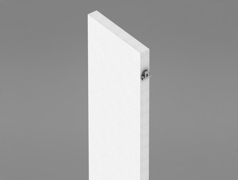 Solo Baffle/anchor with Connect Baffle Wall fixing