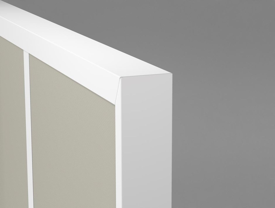 Akusto Wall A systeem met Connect U-profiel en Connect T24 Hoofdprofiel