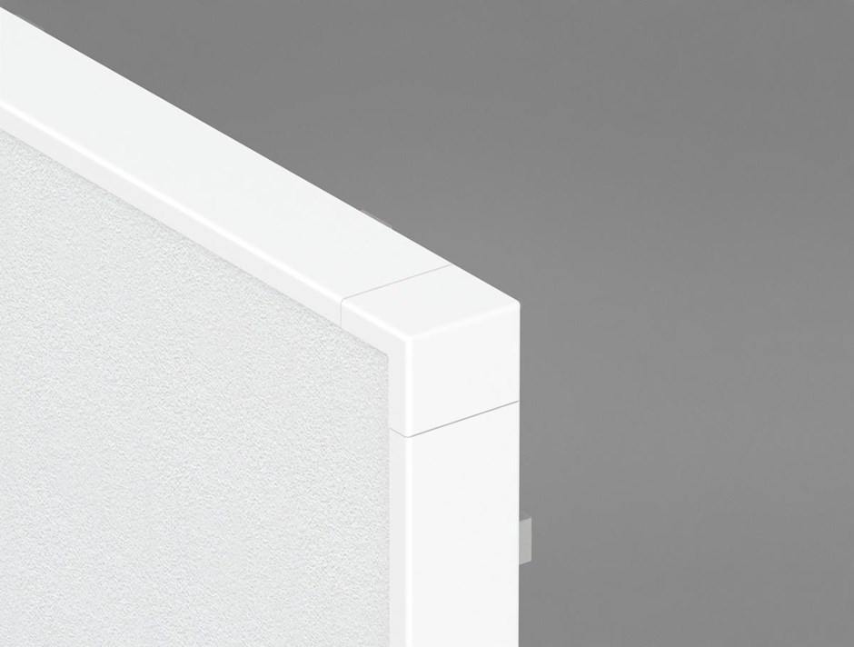 Akusto Wall Akutex HS system with Connect Thinline Profile and distance